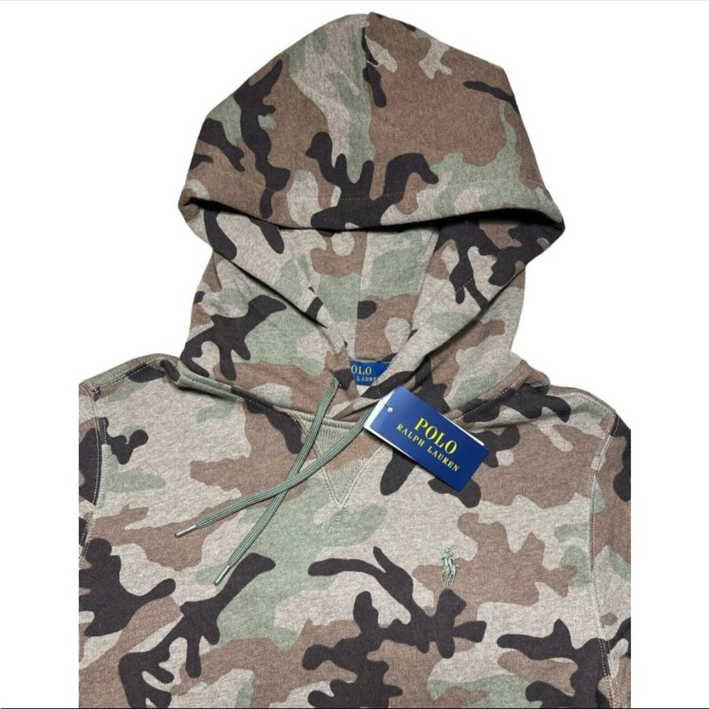 Polo Ralph Lauren CAMOUFLAGE Hoodie - Women's size MEDIUM - Picture 4 of 11